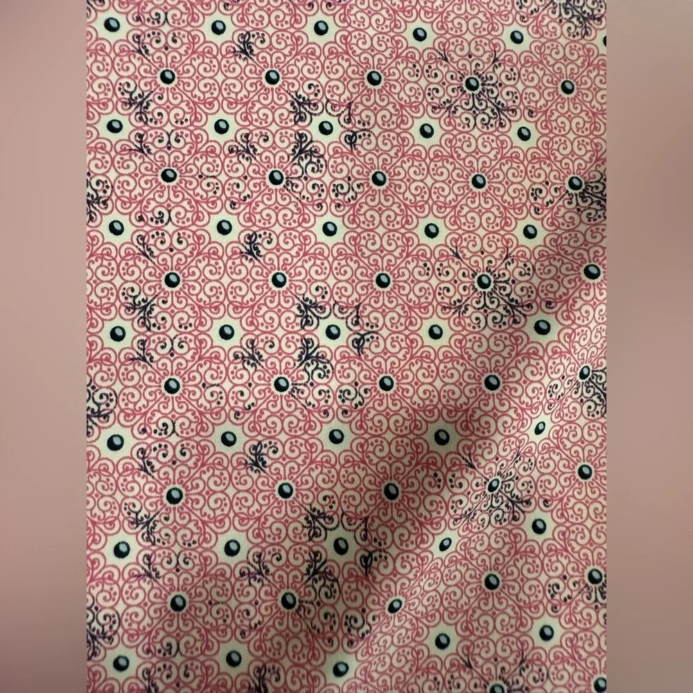 Johnston Murphy Performance S/S Shirt Geometric Design M Excellent Condition - Picture 10 of 14